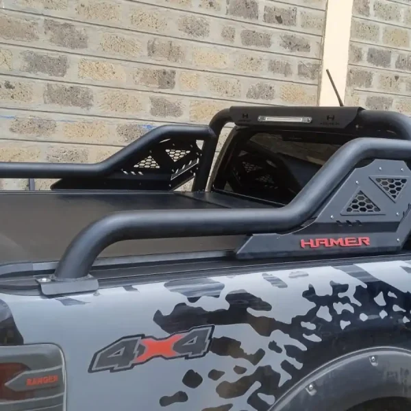 Roller Shutter + Sport Bar Tonneau Hard LED to suit Ford Ranger